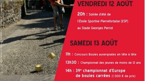 Temps fort : championnat de boules carrées !